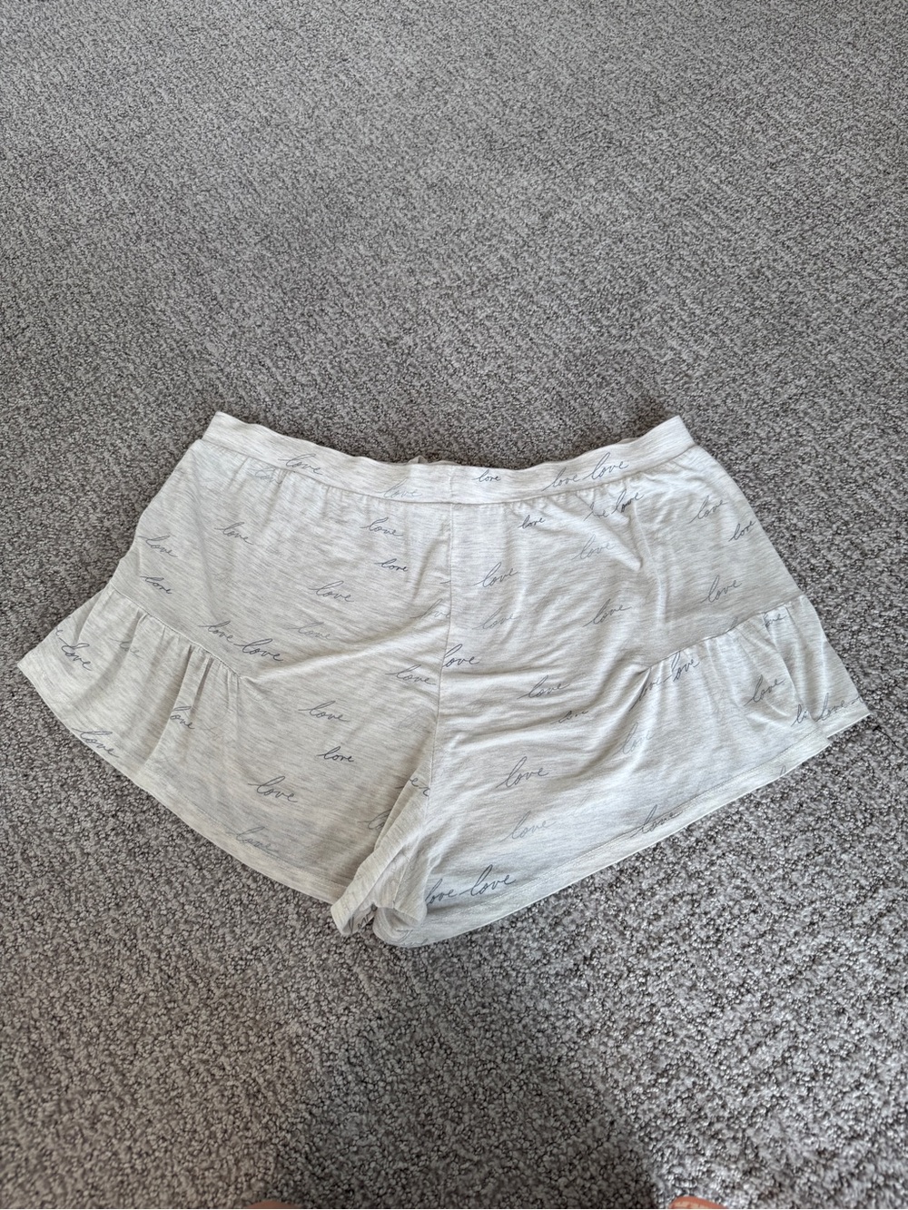 LOVE by Gap Light Gray Sleep Tank & Shorts Set Size Small - Picture 12 of 13